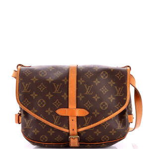 Louis Vuitton Saumur Handbag Canvas 30 #238737L11B